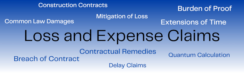 Loss and Expense Claims - JCT Contracts - Advice